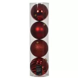 Outdoor Weihnachtskugel 4er Klarbox