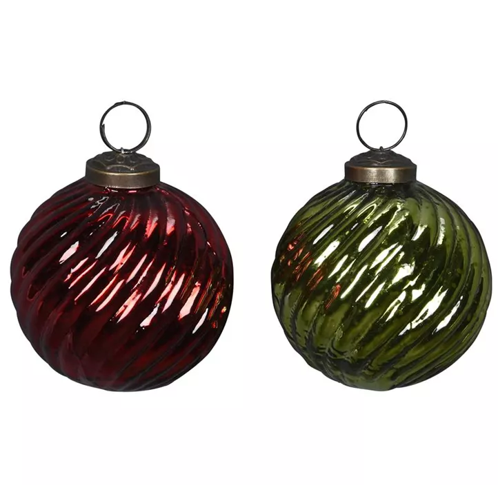 Weihnachtskugel aus Glas