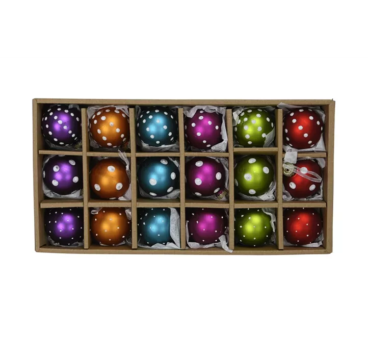 Weihnachtskugel Punkte