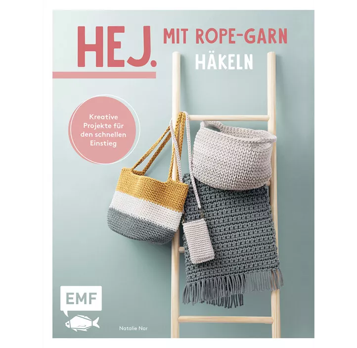 Hej. Mit Rope-Garn häkeln super easy