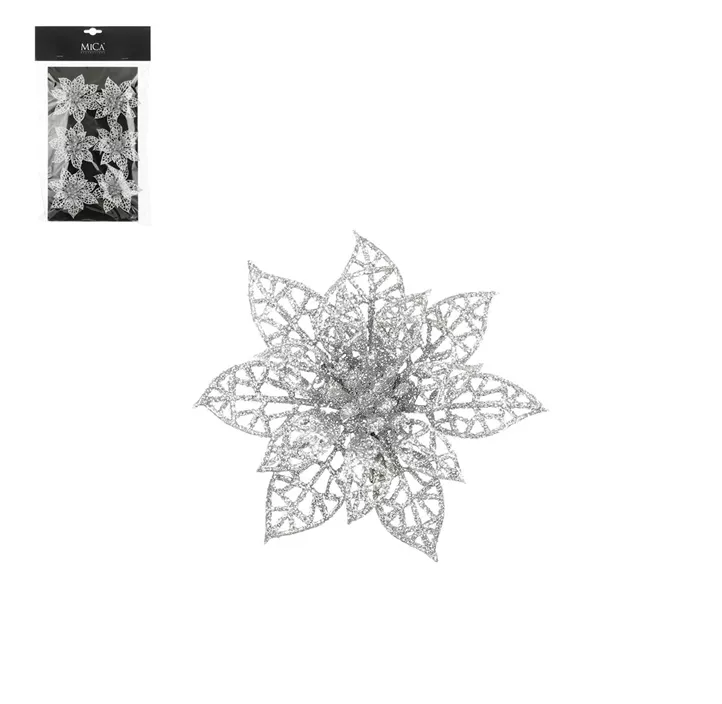 Poinsettienblüte mit Clip