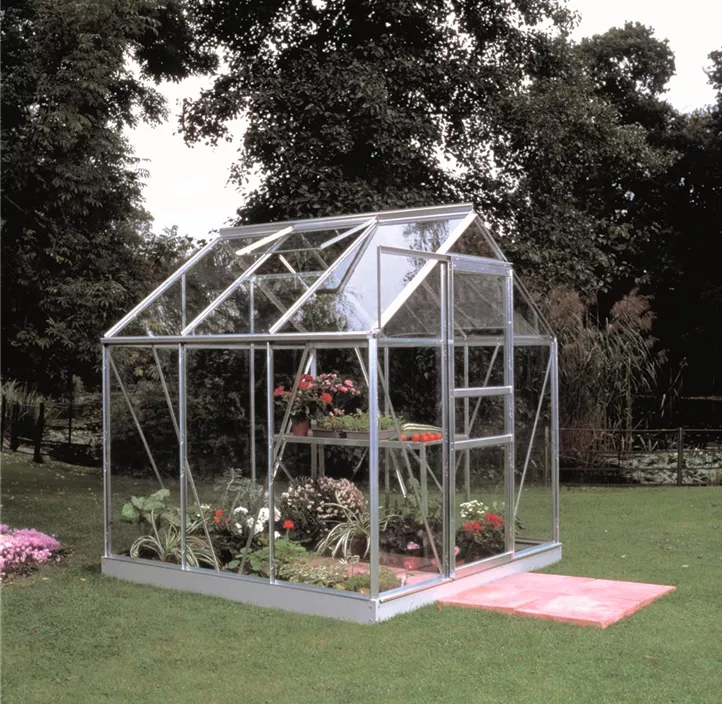 mit 3 mm Sicherheitsglas, 195 x 193 x 122 cm