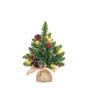 Weihnachtsbäumchen Creston LED mit Jute