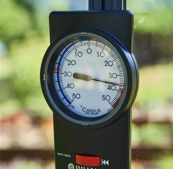 Min-Max Thermometer, schwarz