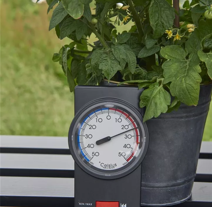 Min-Max Thermometer, schwarz