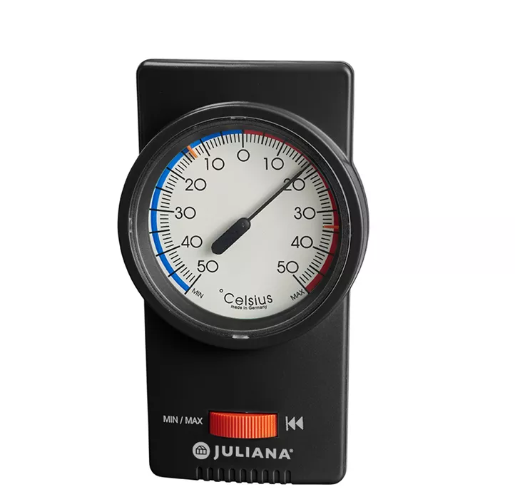 Min-Max Thermometer, schwarz