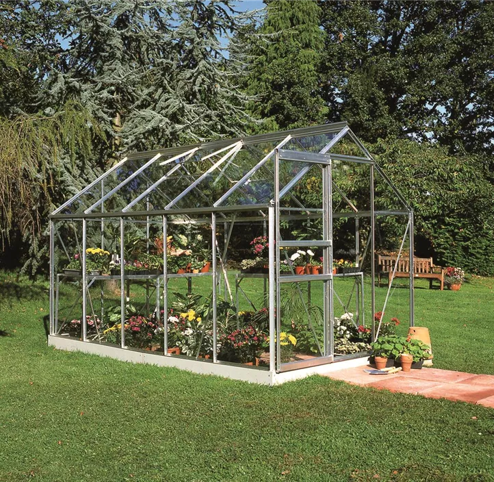 mit 3 mm Sicherheitsglas, 319 x 193 x 122 cm