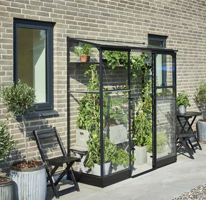 mit 3 mm Sicherheitsglas, 65 x 189 x 189 cm