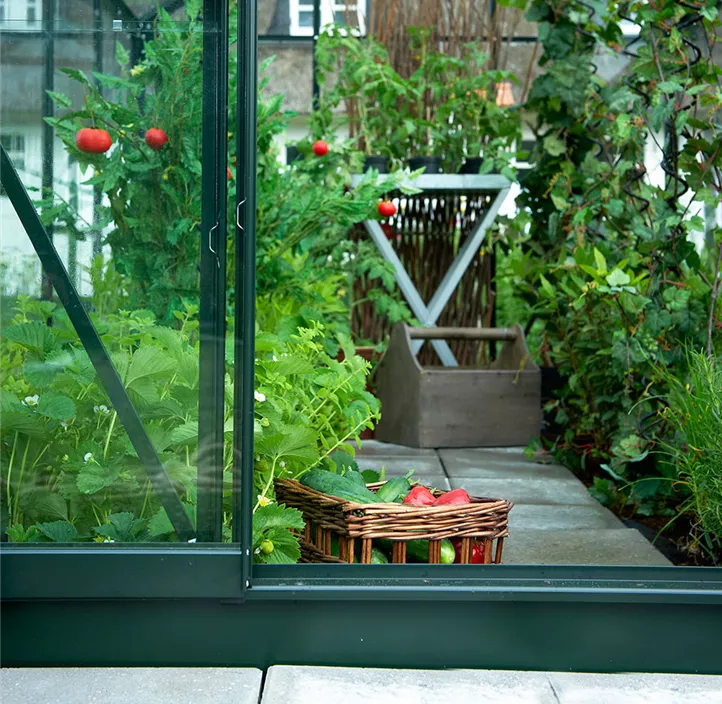 mit 3 mm Sicherheitsglas, 192,5 x 192,5 x 195,8 cm