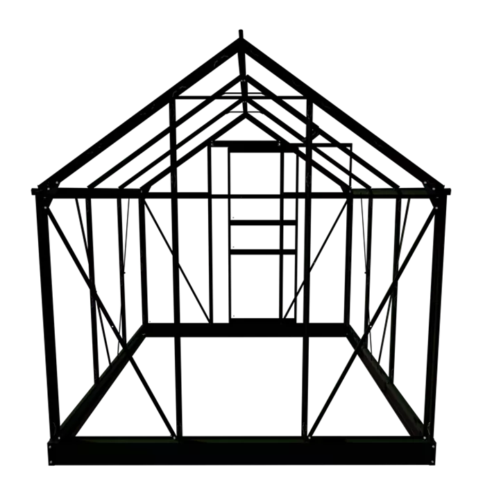 mit 3 mm Sicherheitsglas, 192,5 x 192,5 x 195,8 cm