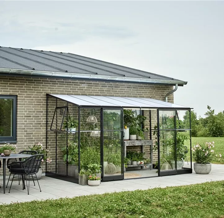 mit 3 mm Sicherheitsglas, 188 x 374 x 189 cm