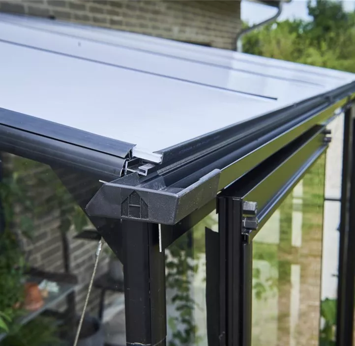 mit 3 mm Sicherheitsglas, 188 x 251 x 189 cm