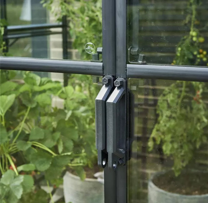 mit 3 mm Sicherheitsglas, 188 x 251 x 189 cm