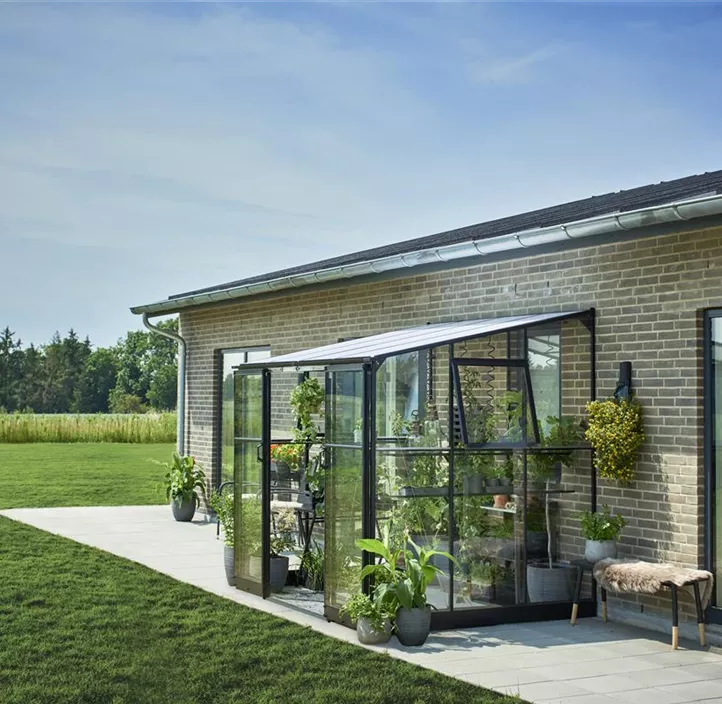 mit 3 mm Sicherheitsglas, 188 x 251 x 189 cm