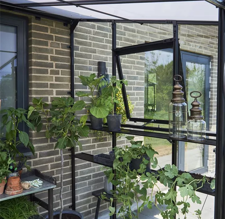 mit 3 mm Sicherheitsglas, 188 x 251 x 189 cm