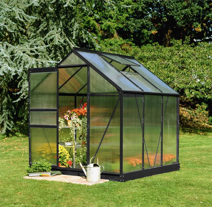 mit 4 mm Polycarbonat, 195 x 193 x 122 cm