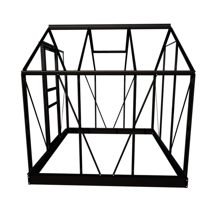 mit 4 mm Polycarbonat, 195 x 193 x 122 cm