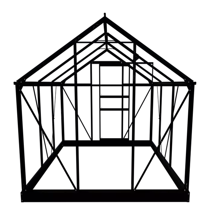mit 4 mm Polycarbonat, 195 x 193 x 122 cm