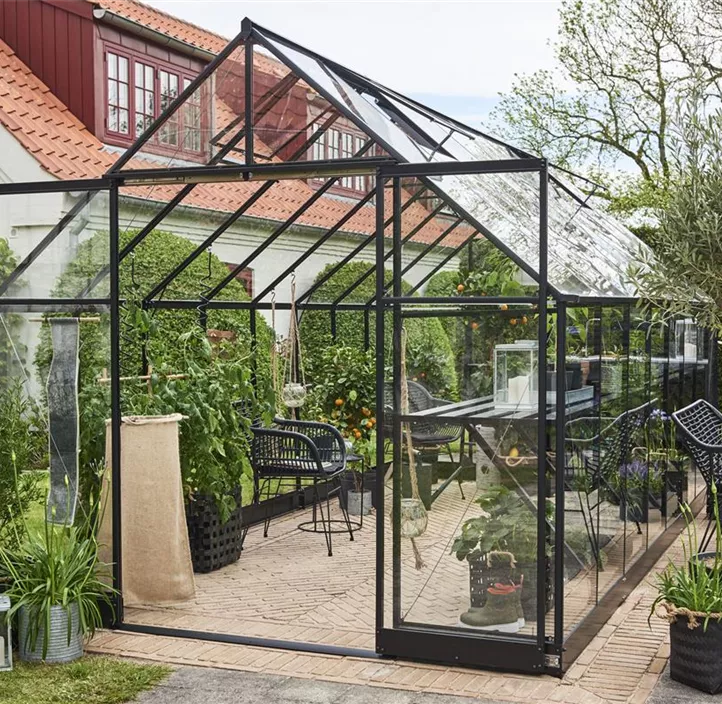 mit 3 mm Sicherheitsglas, 508 x 261 x 135 cm