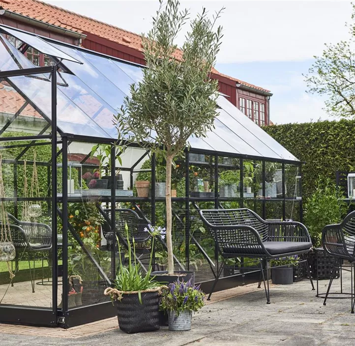 mit 3 mm Sicherheitsglas, 508 x 261 x 135 cm