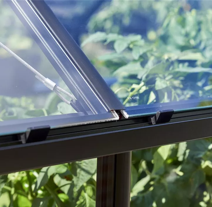 mit 3 mm Sicherheitsglas, 261 x 261 x 135 cm