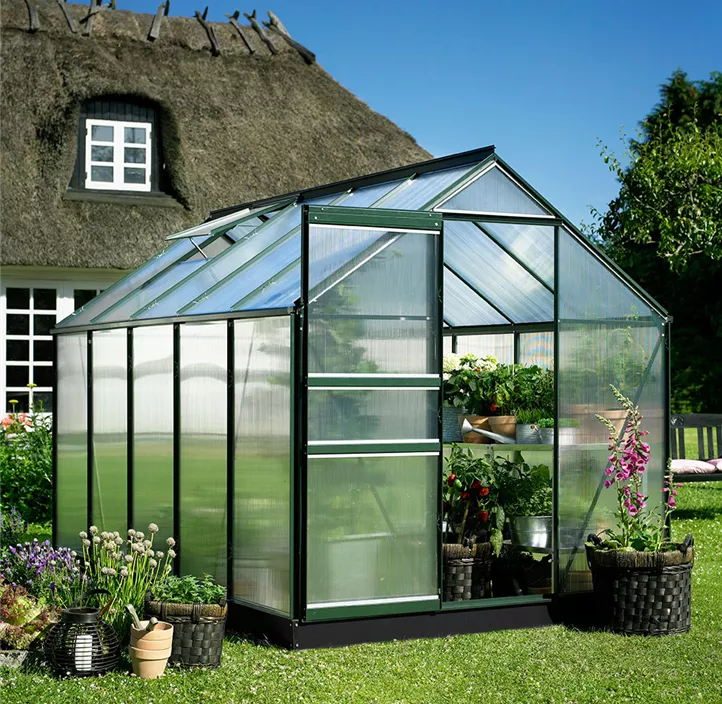 mit 4 mm Polycarbonat, 257 x 193 x 122 cm