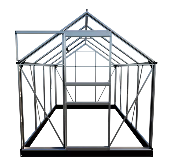 mit 3 mm Sicherheitsglas, 257 x 193 x 122 cm