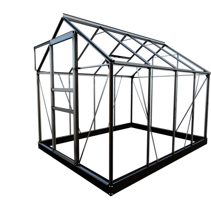 mit 3 mm Sicherheitsglas, 257 x 193 x 122 cm