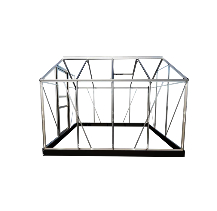 mit 3 mm Sicherheitsglas, 257 x 193 x 122 cm
