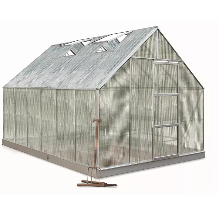 mit 6 mm Polycarbonat, 384 x 257 x 123 cm