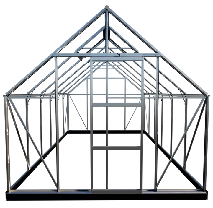 mit 6 mm Polycarbonat, 384 x 257 x 123 cm