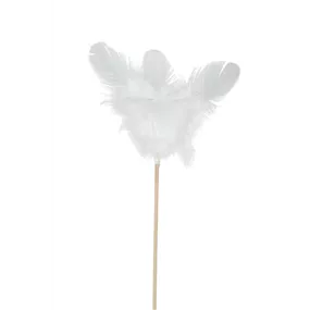 Gänse-Federn am Stab