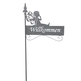 Gartenstab Willkommen Gartenstab Willkommen