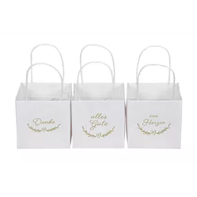 Papiertüte beschriftet Papiertüte beschriftet