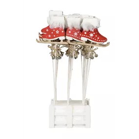 Schlittschuhe am Stab