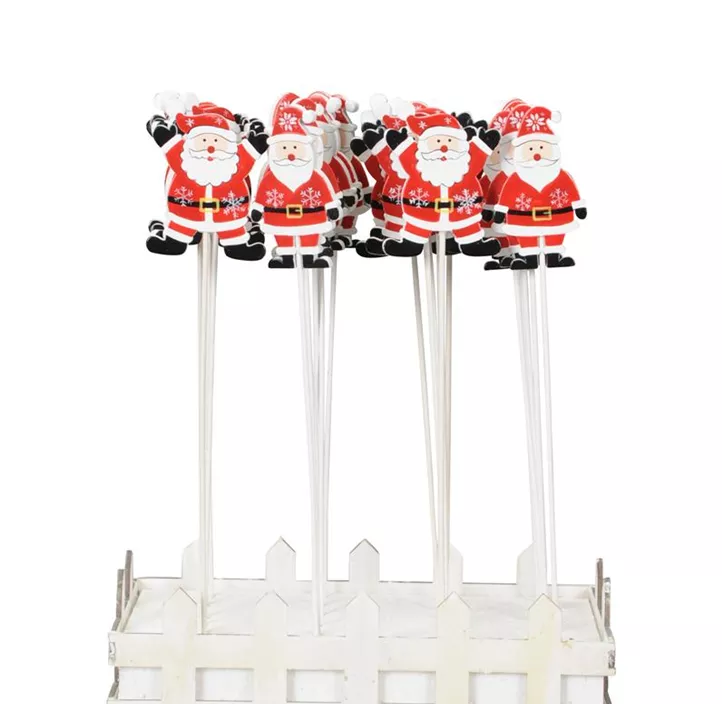 Weihnachtsmann am Stab