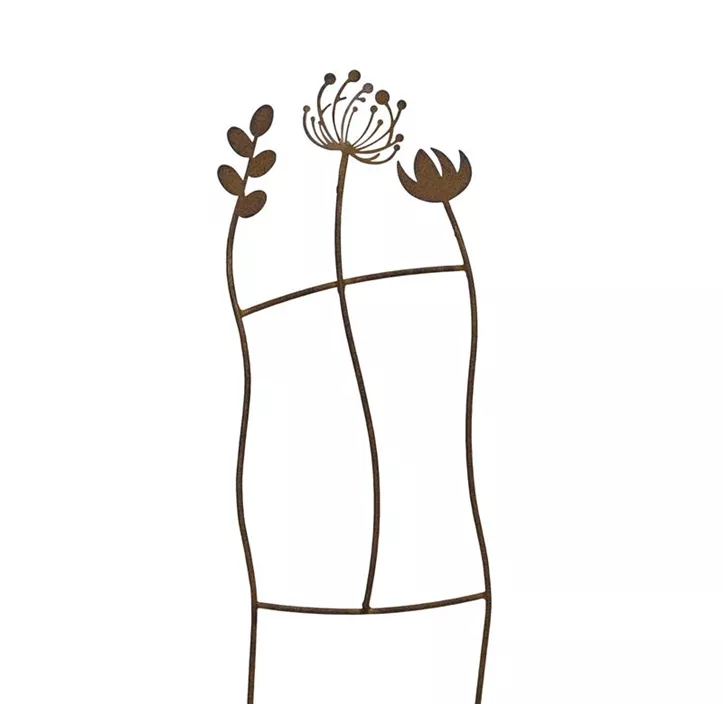 Rankgitter mit Blumen