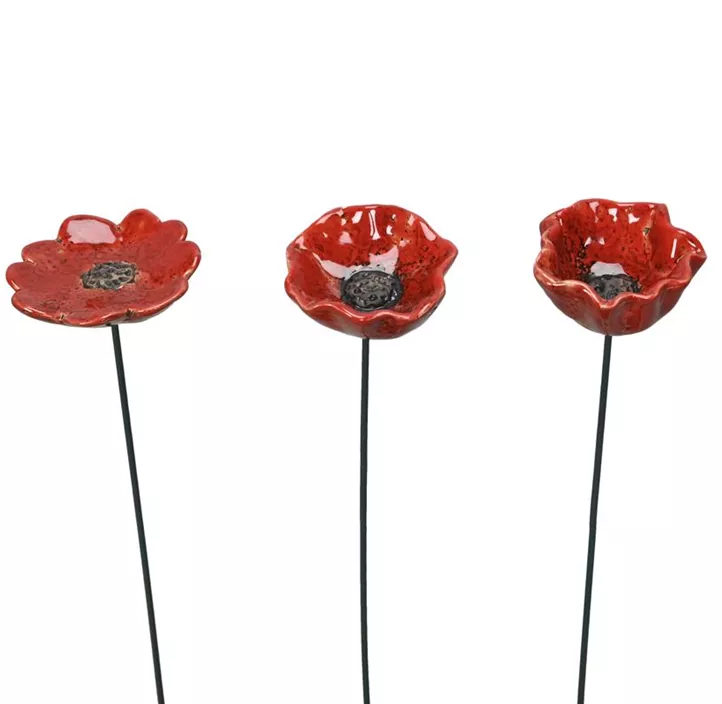 Stecker Mohnblume