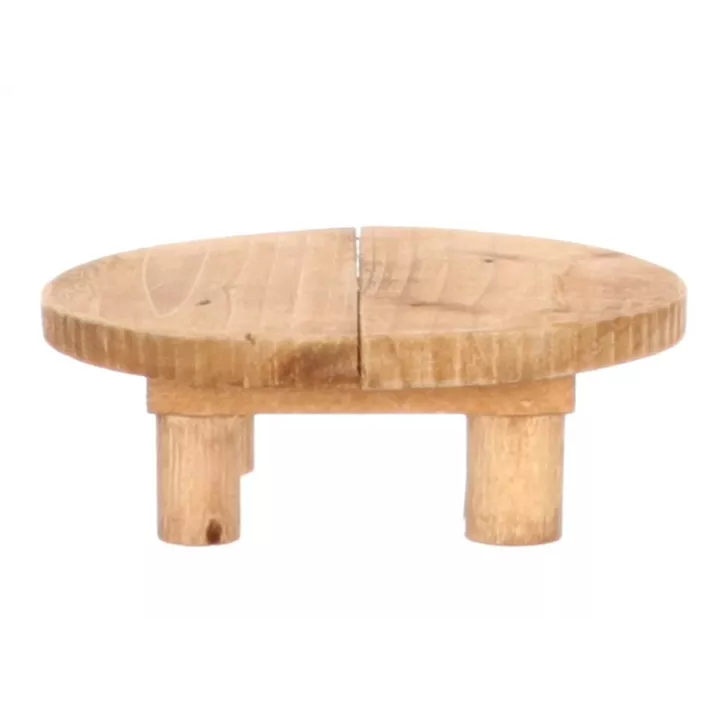 Holzplatte Lumbar auf Fuß