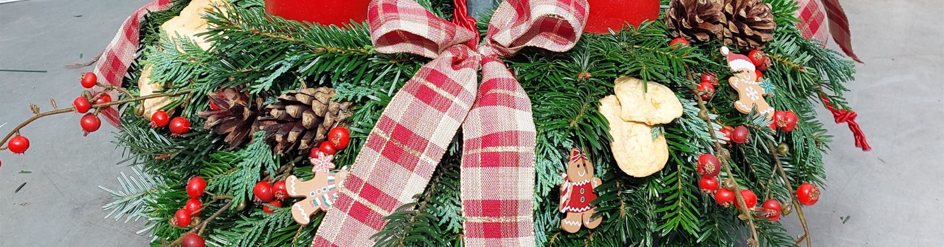 LP Header traditioneller Adventkranz LP Header traditioneller Adventkranz