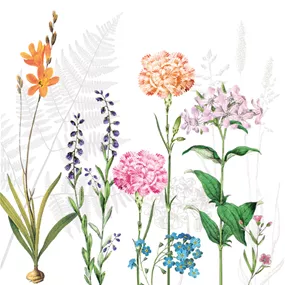 Cocktailserviette dekoriert