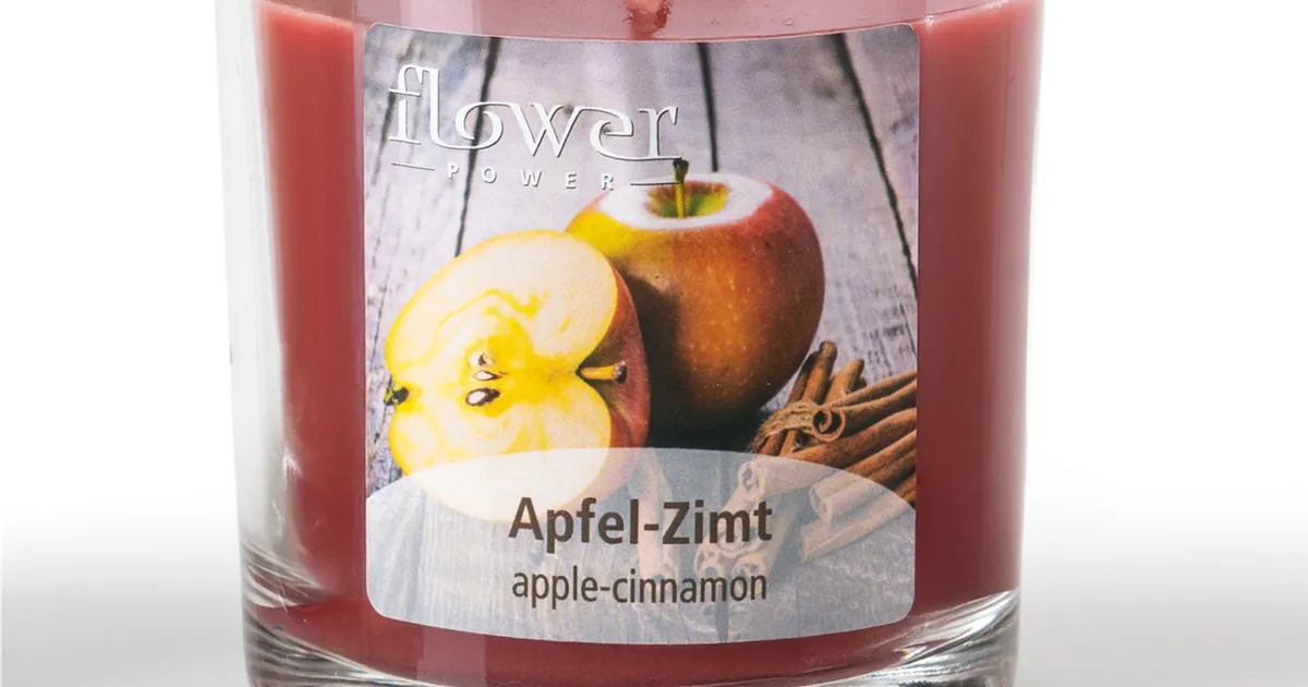 Duftkerze im Glas KANDELA Apfel-Zimt