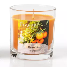 Duftkerze im Glas KANDELA Orange