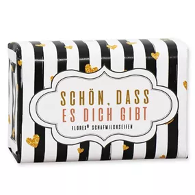 Schafmilchseife eckig Classic mit Spruch