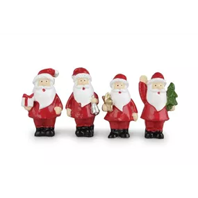 Weihnachtsmänner Holly 4 Stk
