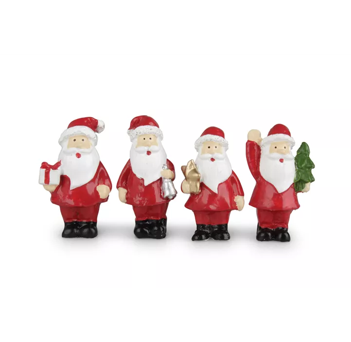 Weihnachtsmänner Holly 4 Stk