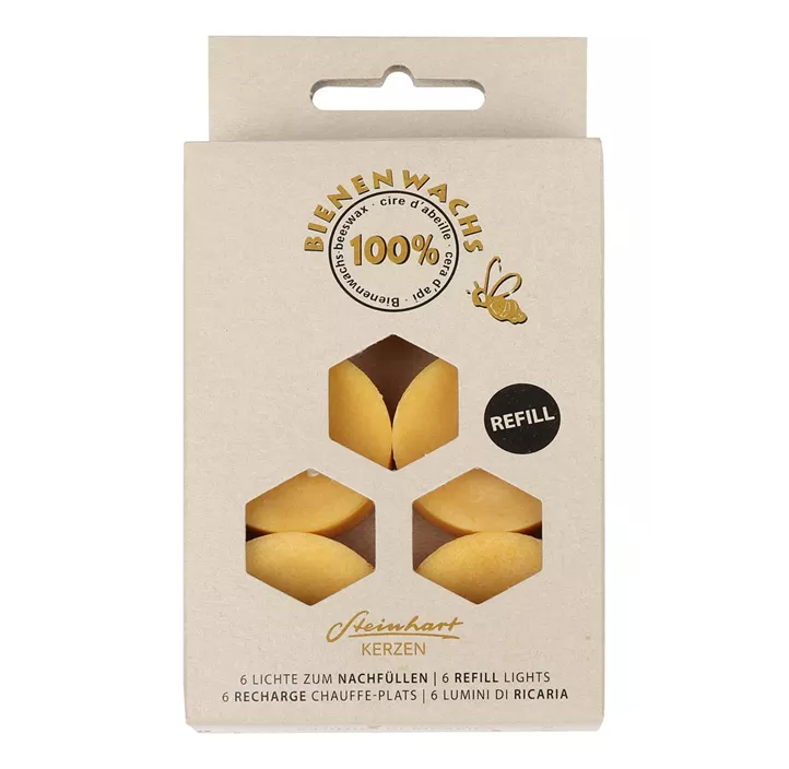 Refill Teelichter Bienenwachs Refill Teelichter Bienenwachs