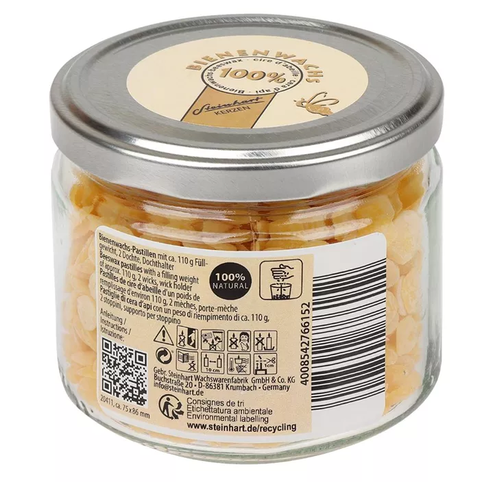 Schraubglas Bienenwachs