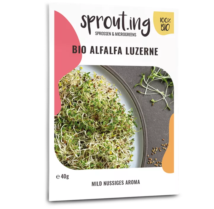 BIO Sprouting Alfalfa Luzerne BIO Sprouting Alfalfa Luzerne