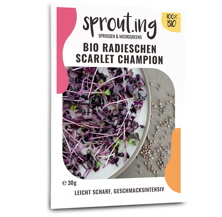 BIO Sprouting Radieschen Scarlet Champion BIO Sprouting Radieschen Scarlet Champion